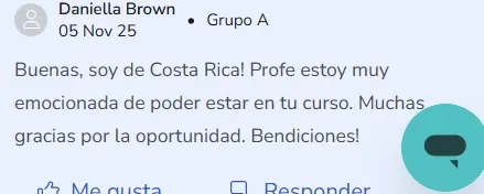 Testimonio de estudiante 2
